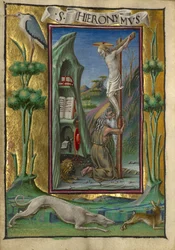 Heiliger Hieronymus in der Wüste